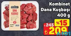 KOMBİNET DANA KUŞBAŞI 400 G KOMBİNET DANA KUŞBAŞI 400 G